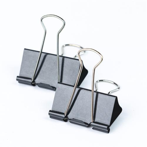 Black Color Metal Binder Clips