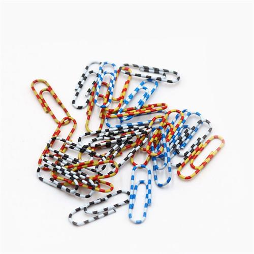 Zebra Color Coated Metal Paper Clips