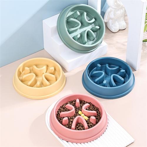 New Design Plastic Dog Bowl Dog Slow Feeder